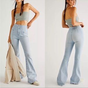 Free People Jayde Flare Jeans Size 26 NEW